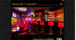 Desktop Screenshot of madamcabaret.com